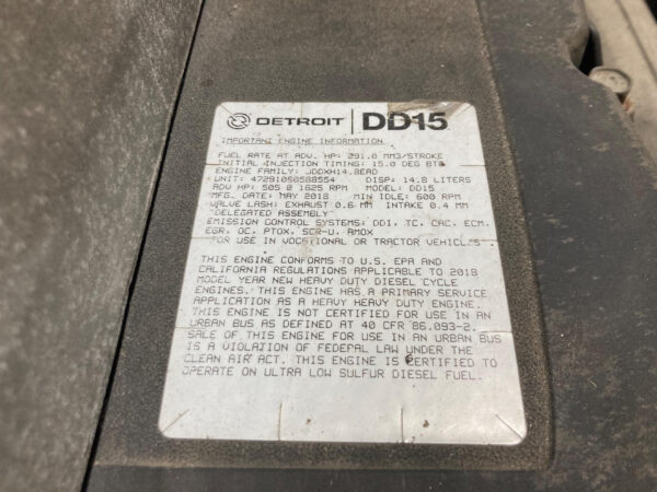 2019 Detroit DD15 Engine Assembly, 455HP - Used - Image 2