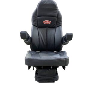 Legacy Silver HB Series Black Duraleather with Peterbilt Logo