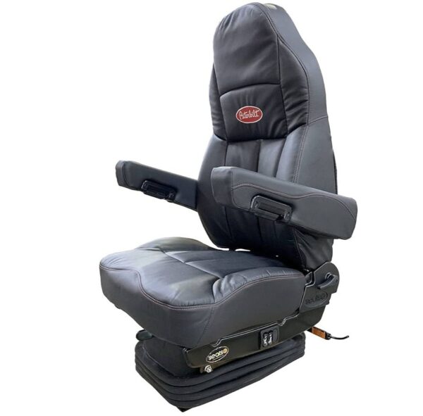 Legacy Silver HB Series Black Duraleather with Peterbilt Logo - Image 2