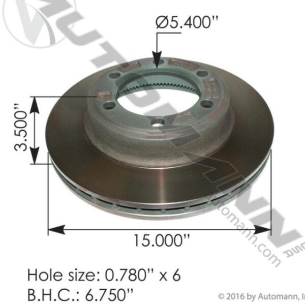Brake Drum: Automann 153.123572 - New