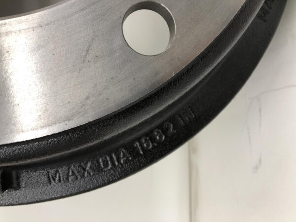 10 Hole 16.5 X 7in. Brake Drum: Cv Logistics 101V - New - Image 5