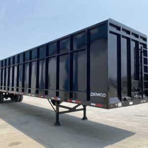 2026 Demco Fixed (Tandem Axles) Open Top Scrap Gondola Trailer: Length 48'