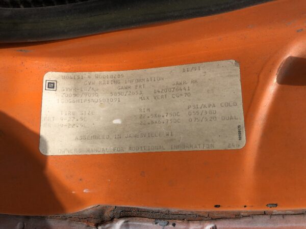 1992 GMC C6500 Parts Unit: Truck Dsl Sa - Image 11