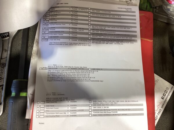 1992 GMC C6500 Parts Unit: Truck Dsl Sa - Image 3