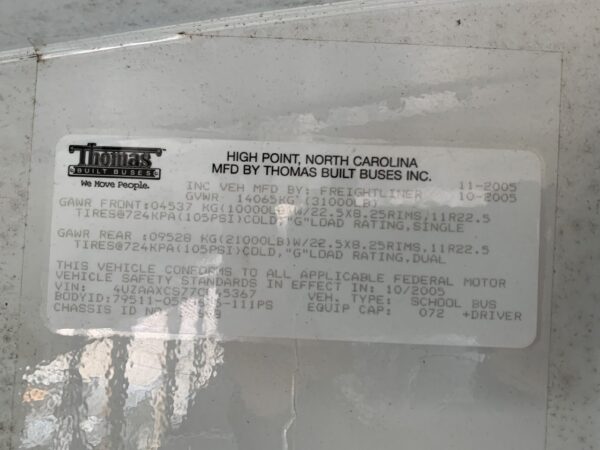 2007 Freightliner FS65 Parts Unit: Truck Dsl Sa - Image 2