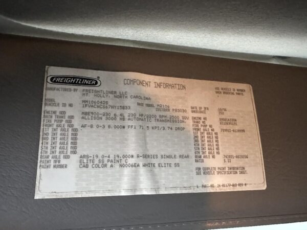 2007 Freightliner M2 106 Parts Unit: Truck Dsl Sa - Image 3
