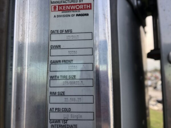 2014 Kenworth W900L Parts Unit: Truck Dsl Ta - Image 3